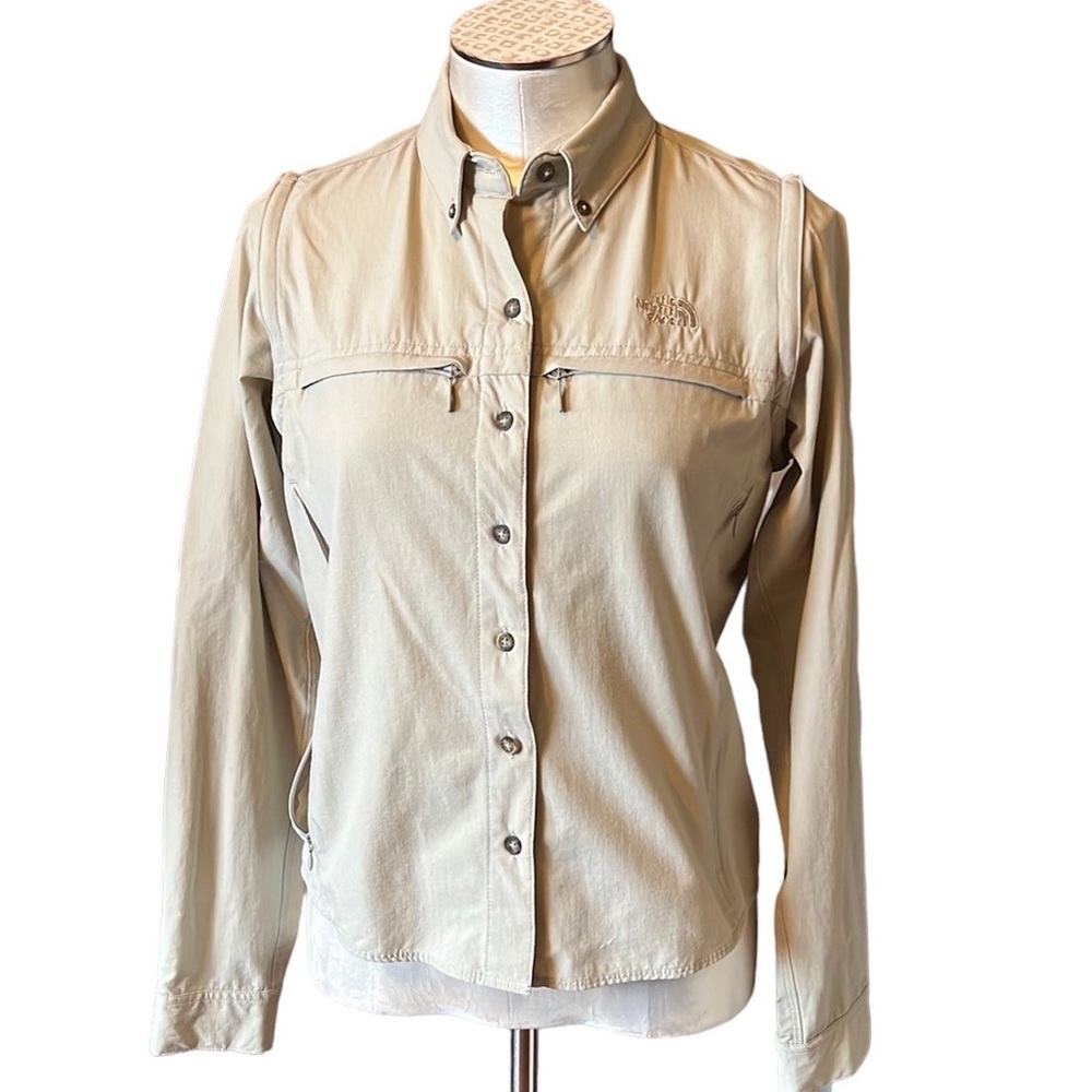 The North Face Women's Beige Button Down Shirt